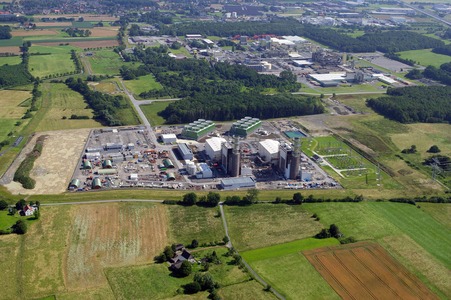 2007: Das Kraftwerk kurz vor der Fertigstellung